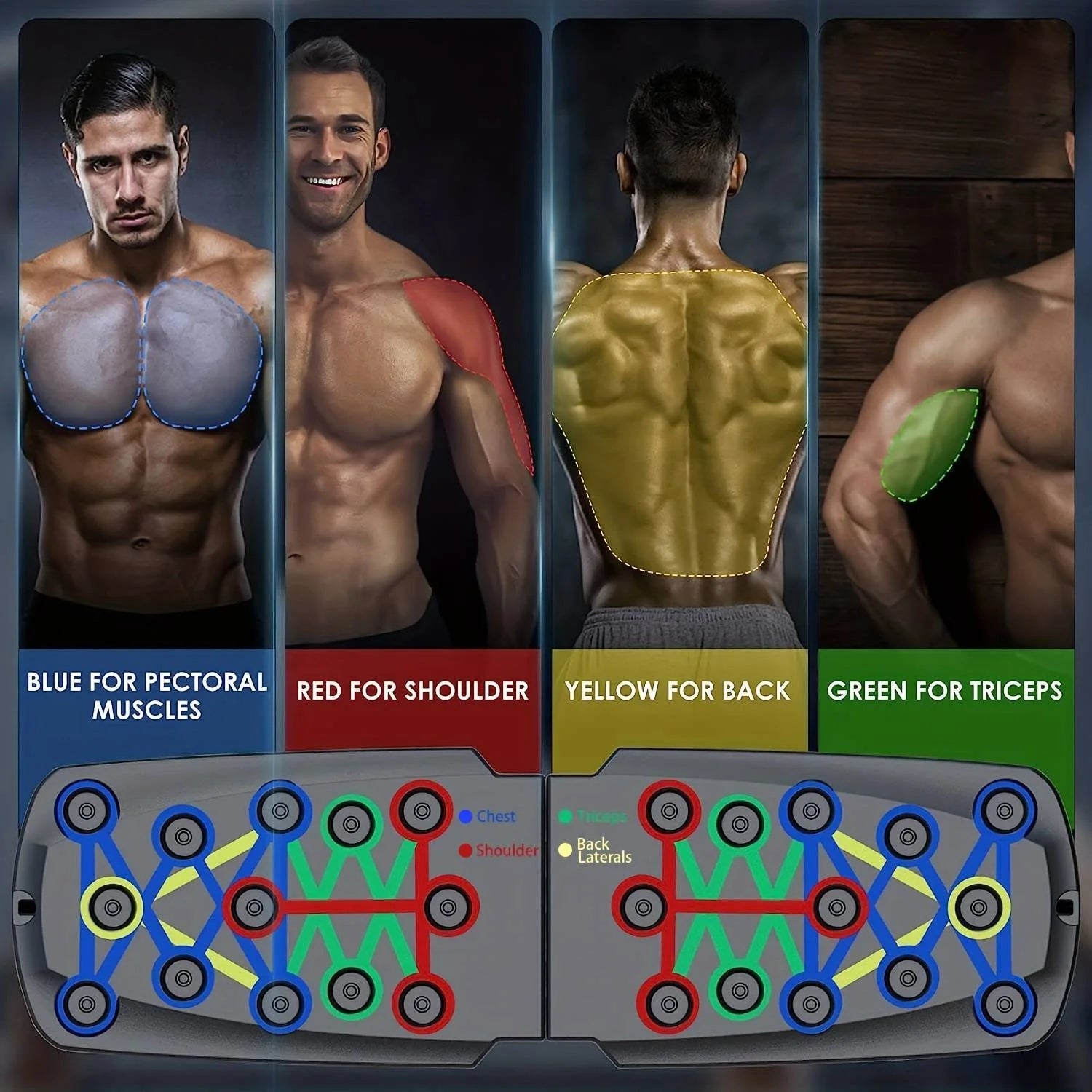 PushZone 9-in-1 Ultimate Push Up Board